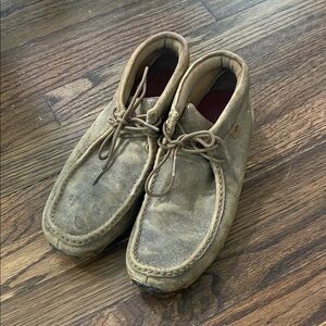 Twisted X Tan Leather Ankle Boots